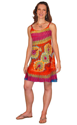 Tie-dyed example.