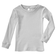 Infant and Toddler Long Sleeve Baby Rib Pajama Top