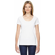 Ladies Deep Scoop Longer Length Tee