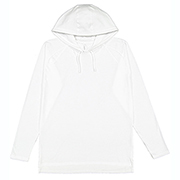 Unisex Long Sleeve Raglan Hooded Tee