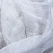 100% White Handwoven Rayon 