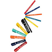 MARVY Permanent Broadpoint Fabric Markers
(6 Flu. Colors)