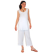 Women's Rayon Crop Pants