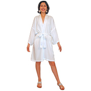 Unisex Short Robe with 3/4 Sleeves