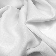 White Organic Linen Rayon 