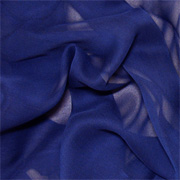 Navy Silk Chiffon 8mm 45"