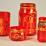 Chinese New Year Mason Jar Lanterns
