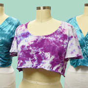 How To Crop A Top with Crystal Wash Dyeing