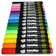 FabricMate Chisel Tip Fabric Markers