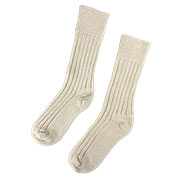 Cotton/Wool/Alpaca Mid-Calf Socks