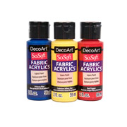 DecoArt SoSoft Neon 2 oz.
(4 Flu. Colors - Medium for hand painting)