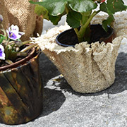 Fabric Sculpted Pot Covers