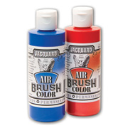 Jacquard Airbrush Colors
(9 Flu. Colors - Thin for airbrushing, marbling, faux tie-dye when thinned)