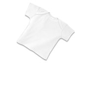 Infant Baby Rib Lap Shoulder T-shirt (Lap Shoulder Short Sleeve Tee #LSSST)