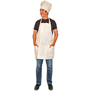 Adult Cotton Apron with Adjustable Neck