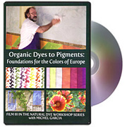 Natural Dye Workshop 3 with Michel Garcia - Organic Dyes to Pigments