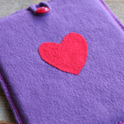 Needle Felted iPad / iPhone Cover - A Lil Blue Boo Tutorial