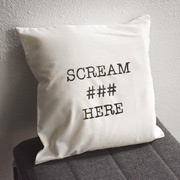 Existential Scream Pillow Tutorial