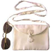 Silk Charmeuse Shoulder Bag
