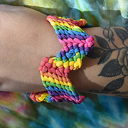 Silk Jewelry with Rolled Cord