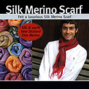 Silk/Merino Nuno Felting Scarf Kits