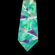 Project Hand-Stamped Silk Necktie