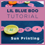 An Introduction to Sun Printing - Lil Blue Boo Tutorial
