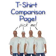 Men's T-Shirt & Tank Top Comparison Page
