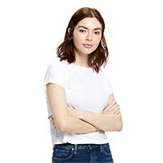US Blanks Ladies' Short Sleeve Crop T-Shirt