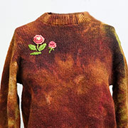 Ice Dyeing a Wool Sweater