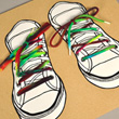 Tie-Dye Shoelaces
