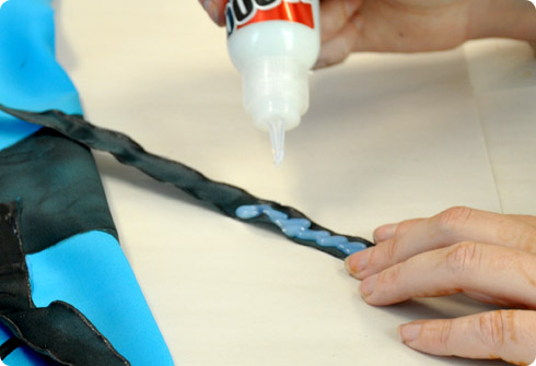 Allure Fabric glue used