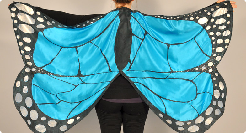 how to make fabric butterfly wings