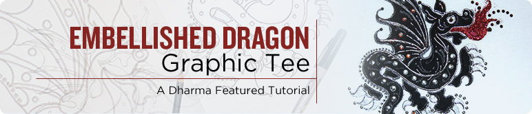 Embellished Dragon Tee