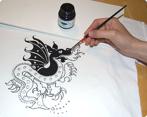 Paint in the dragon