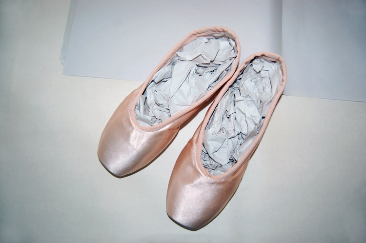 Pointe Shoes Laying Down