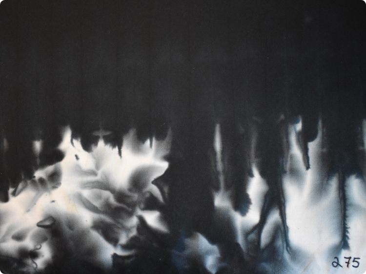 #275 Hot Black as a Tie-dye