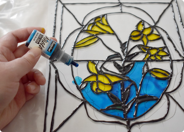 How to Make a Faux-Stained Glass Painting: Video and Techniques - FeltMagnet