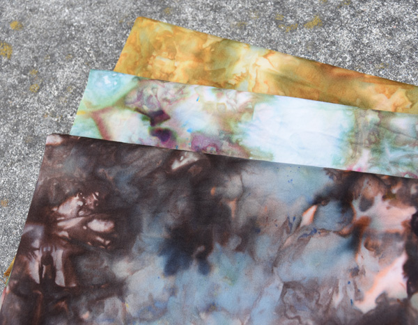 Making Ice Dye Swatches with Dharma Trading Procion Dyes 2023