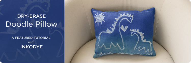 Dry-Erase Doodle Pillow