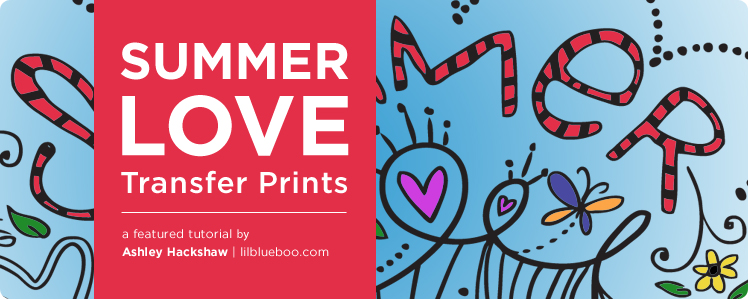 Summer Love Transfer Print