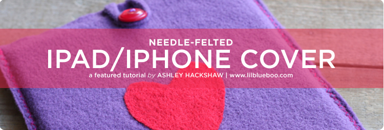 Needle Felted Iphone Cover