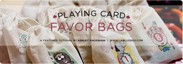Playing Card Favor Bags