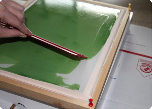 Screen Printing Emulsion and Exposure process 