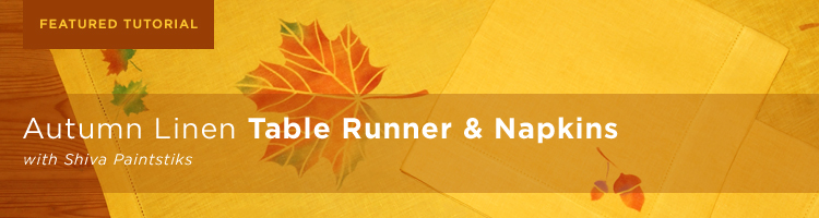 Autumn Linen Table Runner & Napkins
