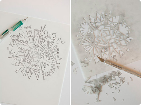 Trace your design in stencil film