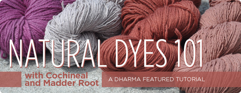 How to dye fabric and yarn with cochineal - La creative mama