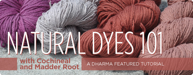 Natural Dyes 101 with Cochineal and Madder Root: A Dharma Featured Tutorial