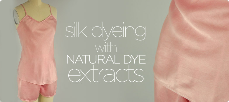 Silk Dye with Natural Dye Extract