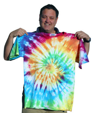 Black Spiral Tie Dye T-Shirt – Custom Colors Apparel